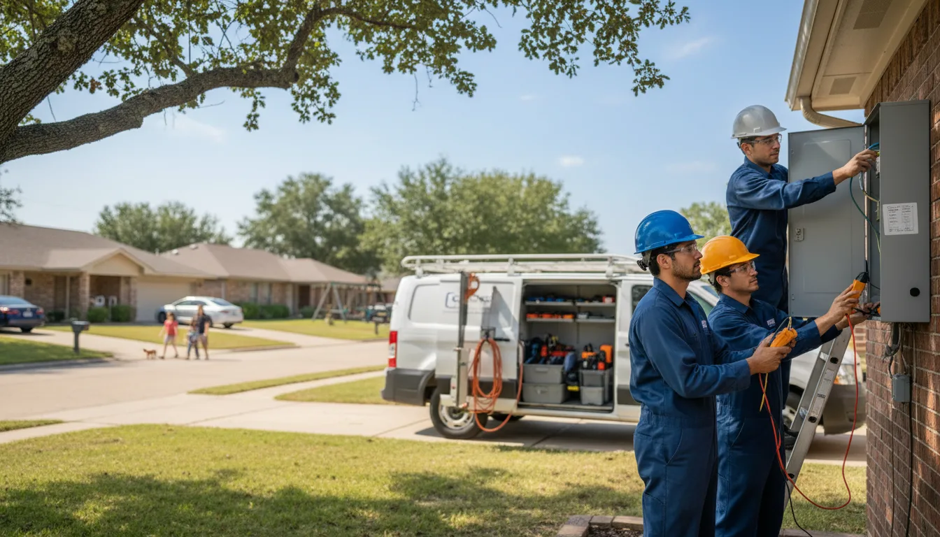 Certified electrician providing emergency electrical services in Crystal City, MO